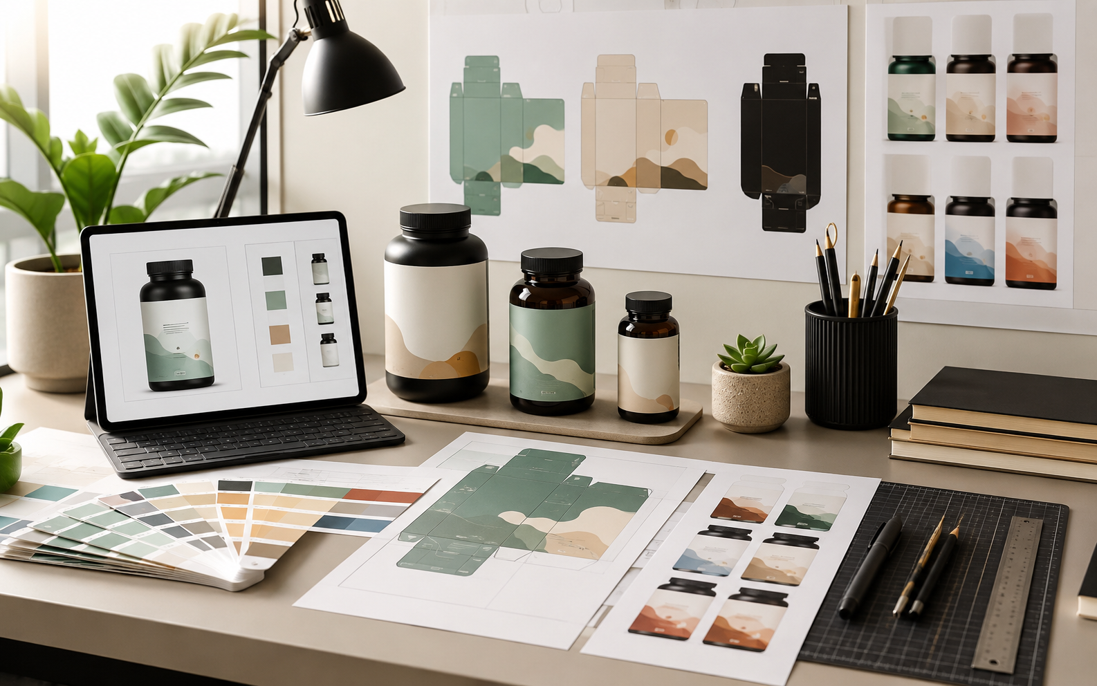 Supplement packaging and label design